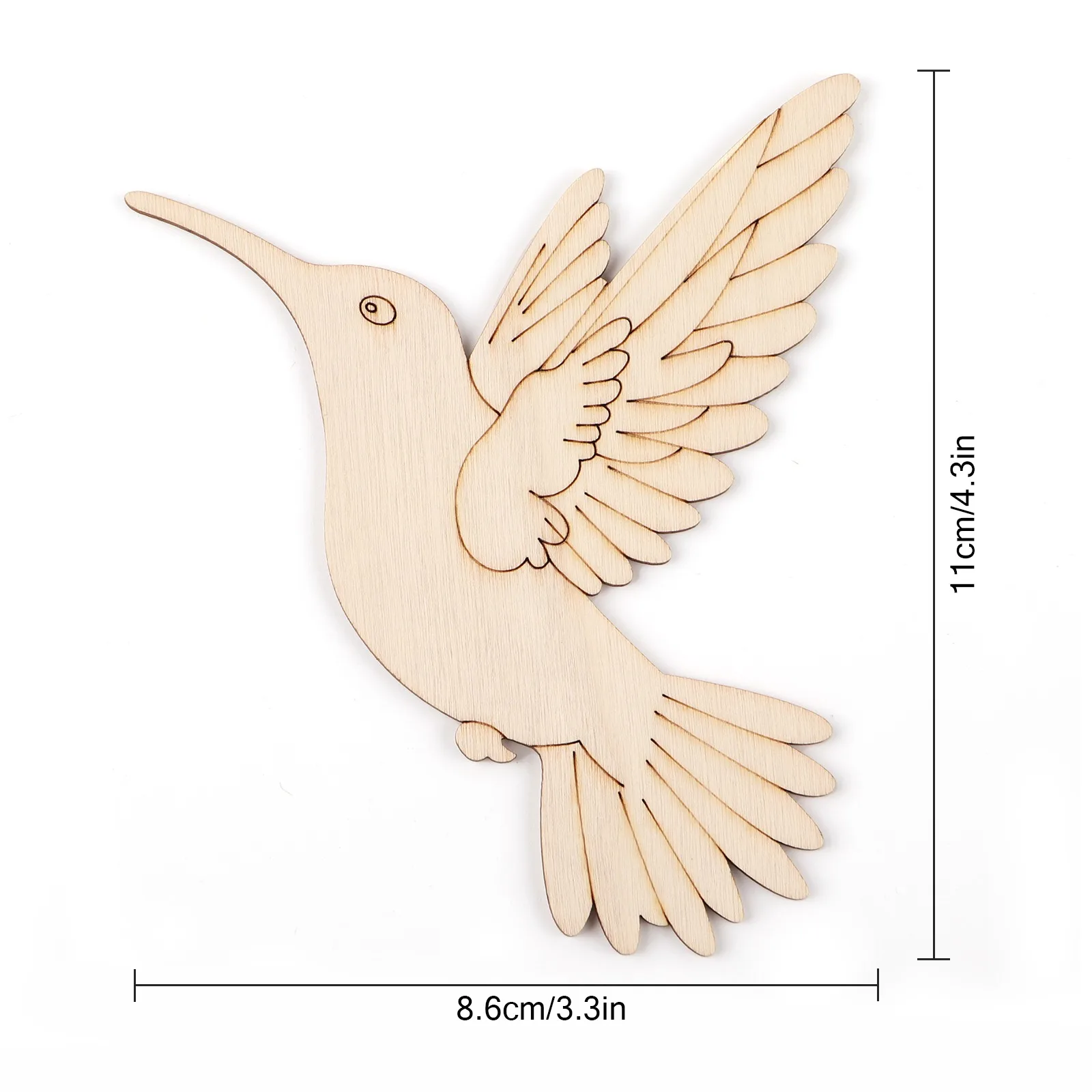 10pcs Unfinished Wood Animal B – Art & Craft Qatar Bewertung und Preis