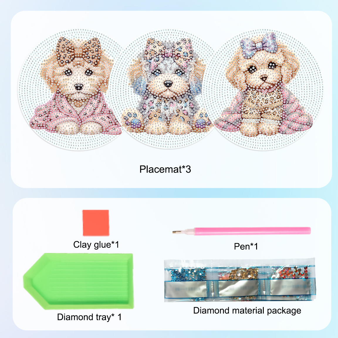 3Pcs Diamond Art Painting Plac – Art Craft Kit Bewertung und Preis