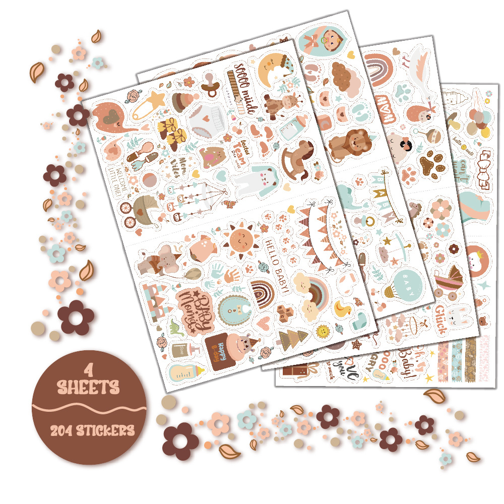 4 sheets/pack Baby Scrapbook S – Art Craft 6 Year Old Bewertung und Preis