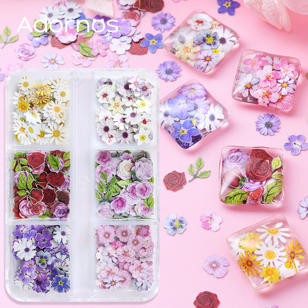 6 Grids Flowers Wood Pulp Chip – Art Craft Rose Bewertung und Preis