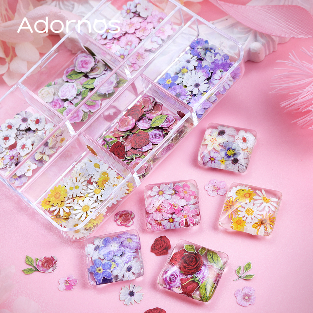 6 Grids Flowers Wood Pulp Chip – Art Craft Rose Bewertung und Preis