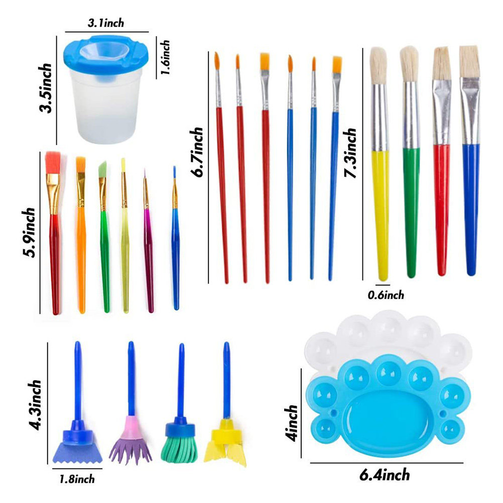 1Set Kids Painting Brushes Kit – Art Craft Doodle Bewertung und Preis