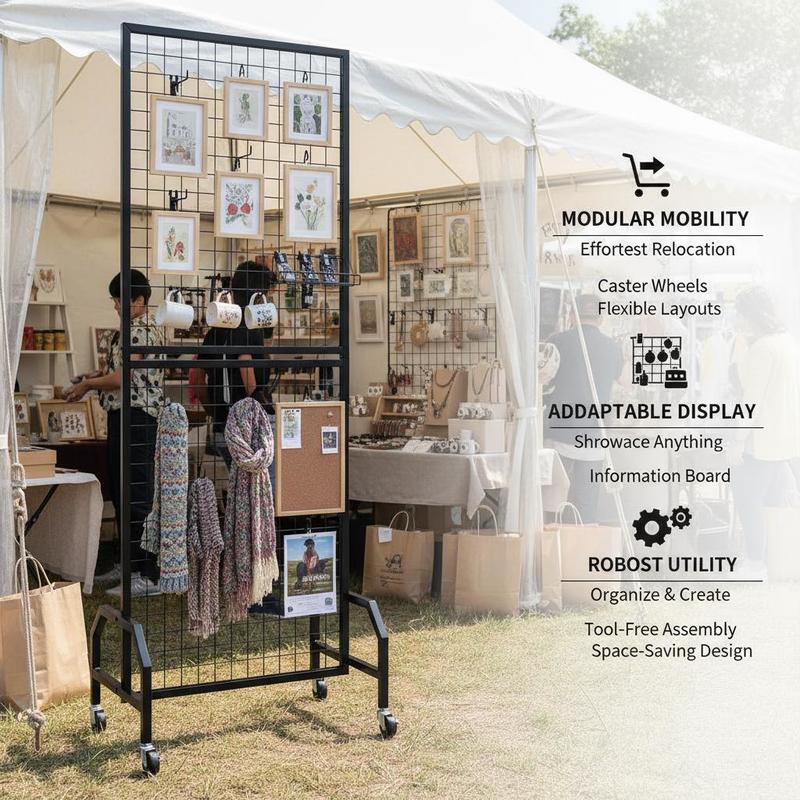 Wire Mesh Display Tower 1.9 x  – Exhibition Of Art And Craft Bewertung und Preis