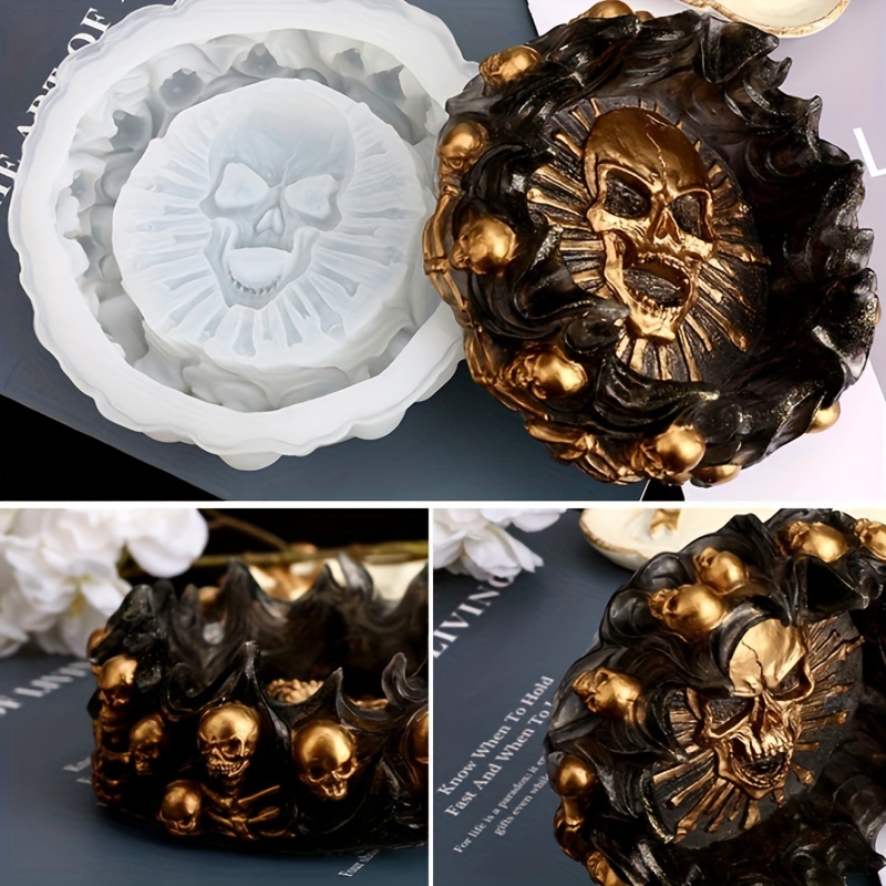 Ashtray mold, skull DIY craft  – Art Craft Party Bewertung und Preis