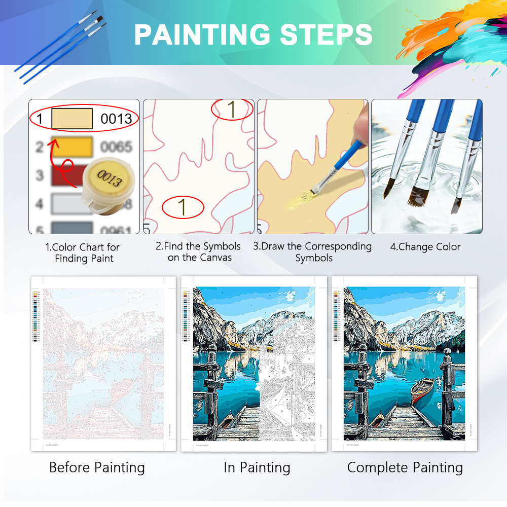HUACAN Painting By Numbers Adu – Art Craft Rose Bewertung und Preis