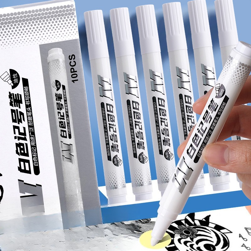 White Marker Pen Fadeproof Wat – Art Craft Jumbo Bewertung und Preis