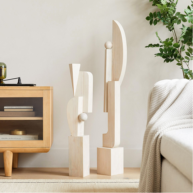 Solid wood abstract geometric  – Exhibition Of Art And Craft Bewertung und Preis