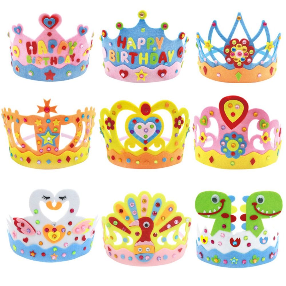 Children's Non-woven DIY Crown – Art Craft 6 Year Old Bewertung und Preis