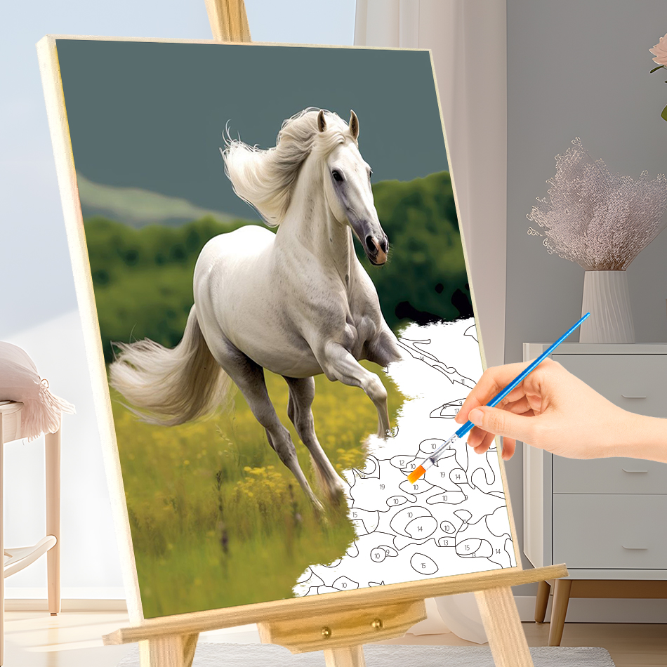 1pc frameless Painting By Numb – Art Craft Horse Bewertung und Preis