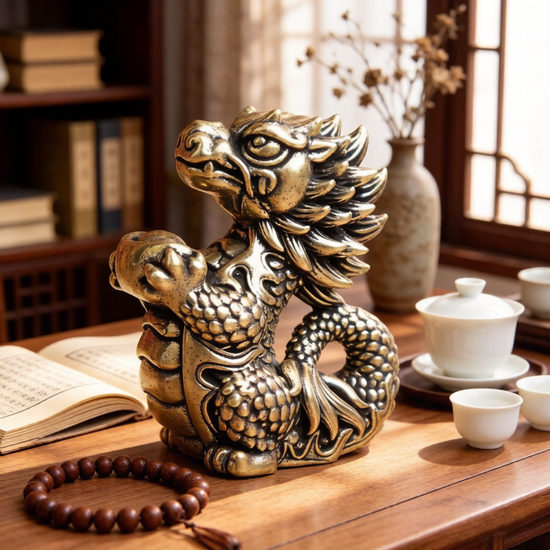 Antique Brass Zodiac Dragon Fi – Exhibition Of Art And Craft Bewertung und Preis