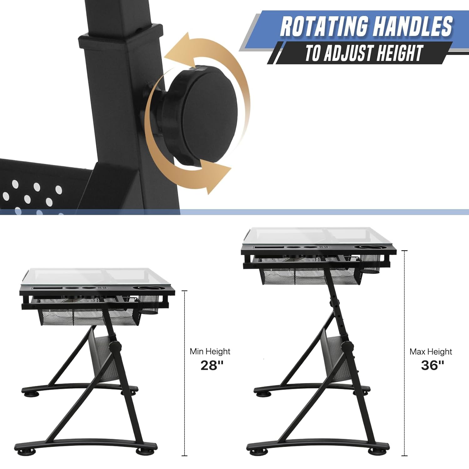 Drafting Table with Height Adj – Art & Craft Qatar Bewertung und Preis