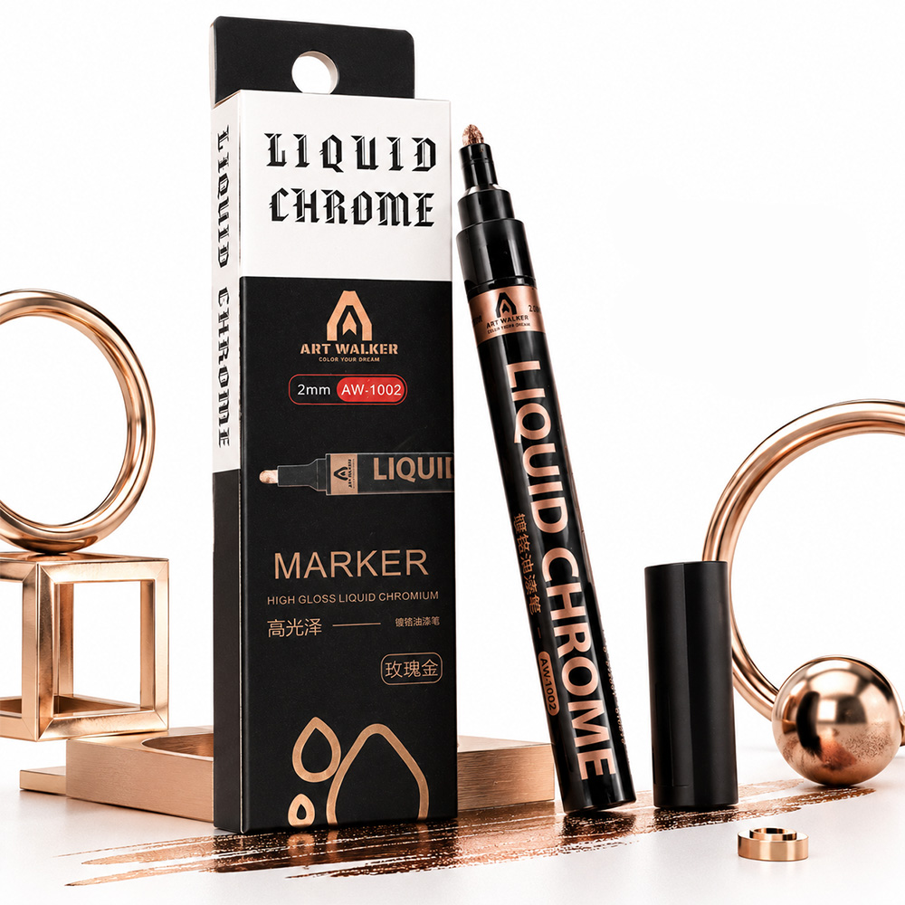 2mm Liquid Chrome Marker High  – Art Craft Rose Bewertung und Preis