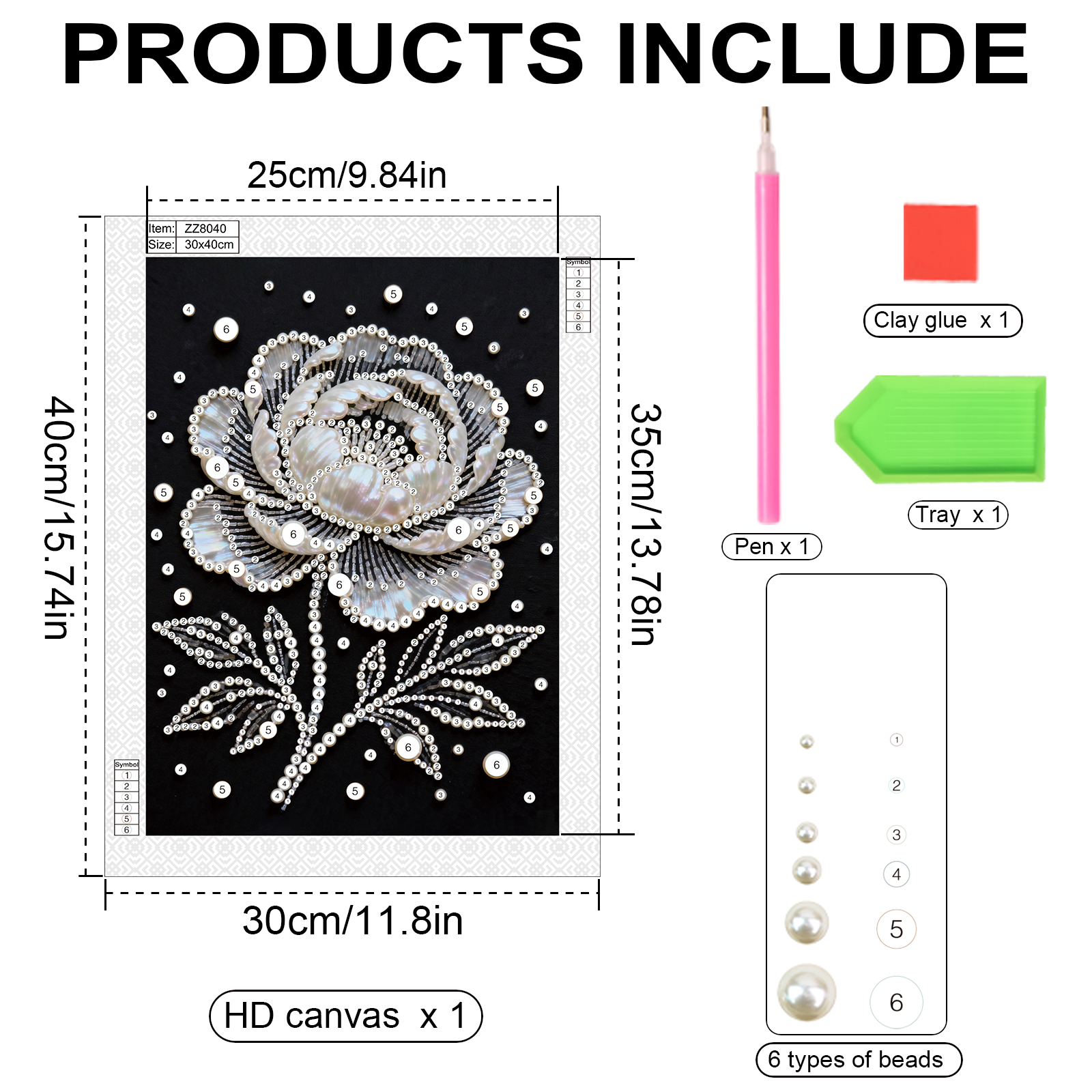 DIY Pearl Diamond Art Painting – Art Craft Rose Bewertung und Preis