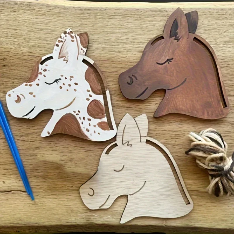 High-quality DIY Wooden Horse  – Art Craft Horse Bewertung und Preis