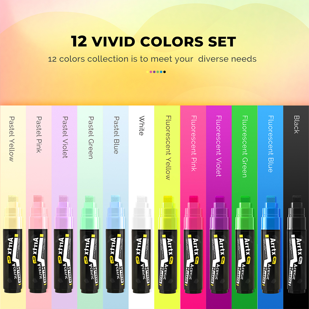 Arrtx Acrylic Paint Markers, 1 – Art Craft Jumbo Bewertung und Preis