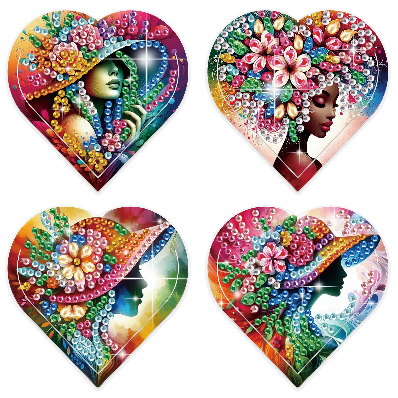 4PCS Diamond Painting Heart Sh – Art Craft Kit Bewertung und Preis