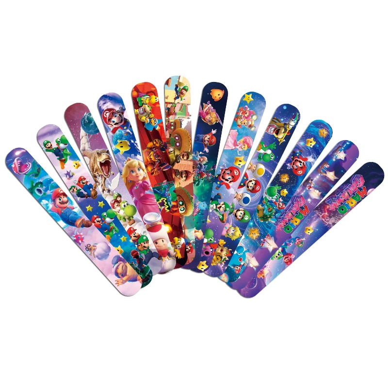 Super Mario PVC Slap Bracelets – Art Craft Party Bewertung und Preis