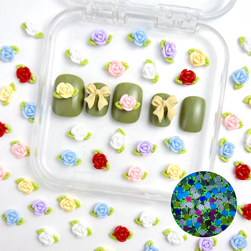 20pc Luminous Rose Carved Nail – Art Craft Rose Bewertung und Preis