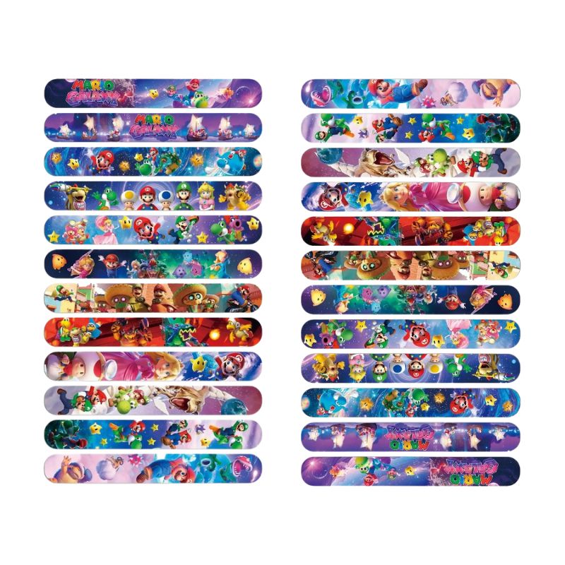 Super Mario PVC Slap Bracelets – Art Craft Party Bewertung und Preis
