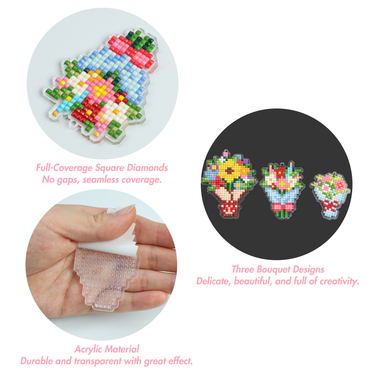 FOREVER YOUNG 3PCS Bouquet Acr – Art Craft Kit Bewertung und Preis