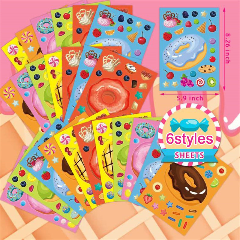 Make a Face Donut Stickers for – Art Craft 6 Year Old Bewertung und Preis