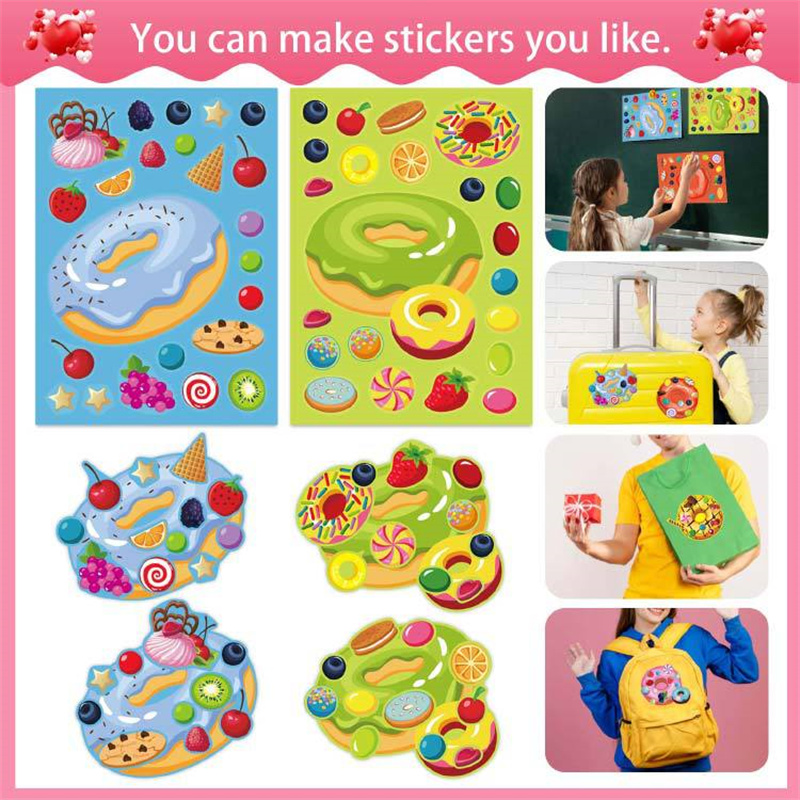 Make a Face Donut Stickers for – Art Craft 6 Year Old Bewertung und Preis