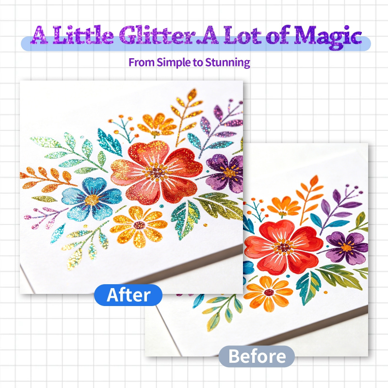 12/24 Color Acrylic Glitter Ma – Art Craft Doodle Bewertung und Preis