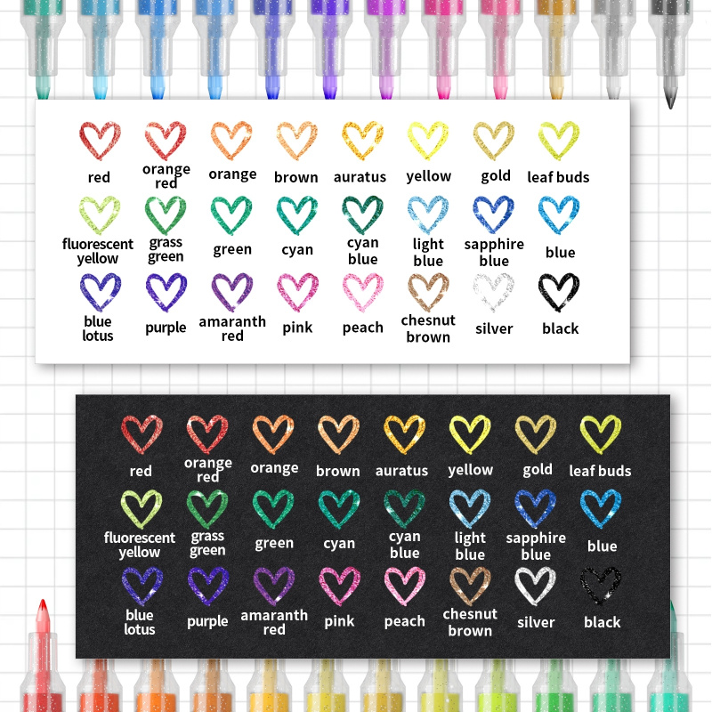 12/24 Color Acrylic Glitter Ma – Art Craft Doodle Bewertung und Preis
