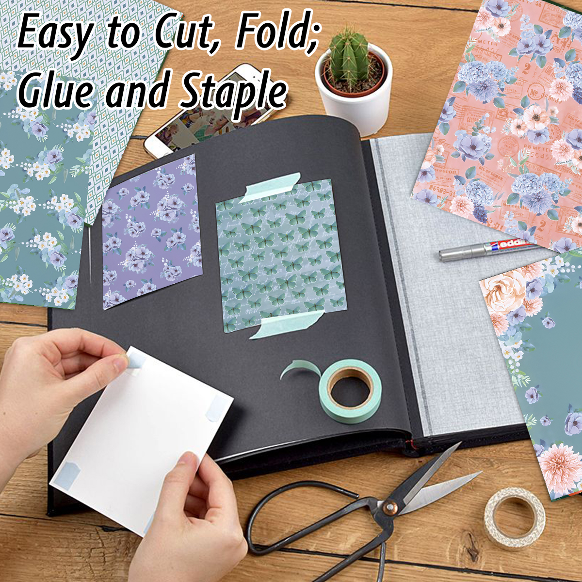 24 Sheets Colored Floral Patte – Art Craft With Paper Bewertung und Preis