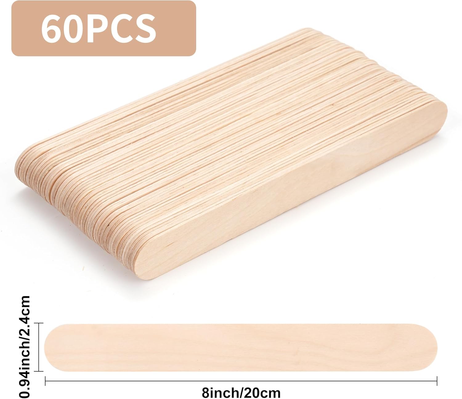 60 Jumbo Craft Sticks 8 Inch N – Art Craft Jumbo Bewertung und Preis