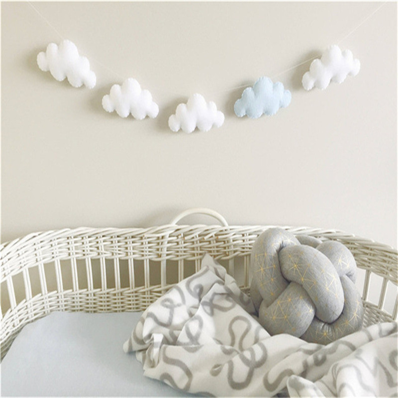 Nordic Felt Cloud Garlands Str – Art Craft Party Bewertung und Preis