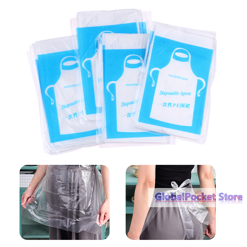25pcs Disposable Aprons Clear  – Art Craft Party Bewertung und Preis
